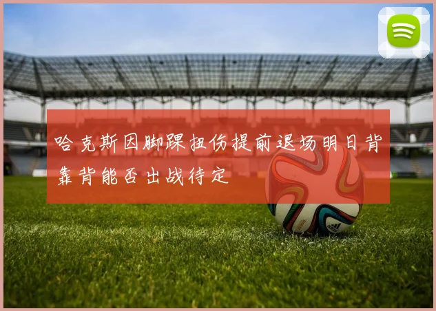哈克斯因脚踝扭伤提前退场明日背靠背能否出战待定